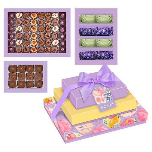 Пасхальный подарочный набор конфет