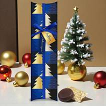 Новогодний набор марципановых конфет в  шоколаде с джемом 120г