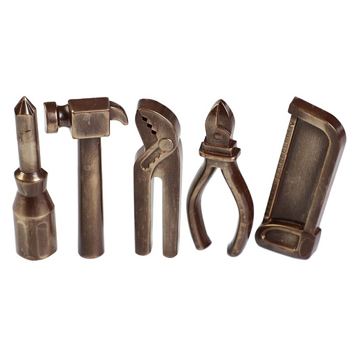 Набор инструментов из молочного шоколада (крафт) 205г