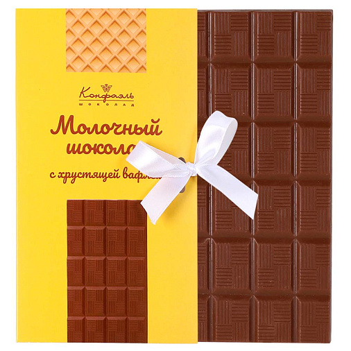 Шоколад молочный с хрустящей вафельной крошкой 60г