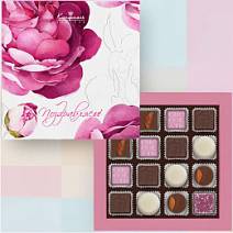 "Поздравляем" подарочный набор конфет ассорти (пионы)