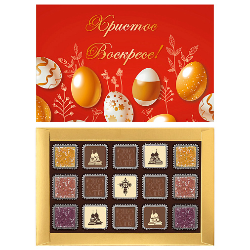 Пасхальный набор мармелада и шоколадных конфет 