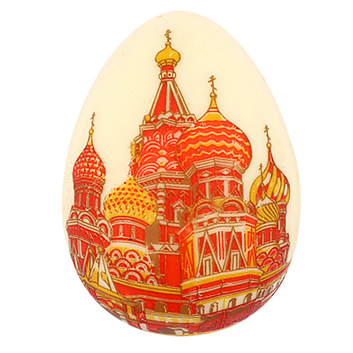 "Виды Москвы" набор 3 яйца белый и молочный шоколад