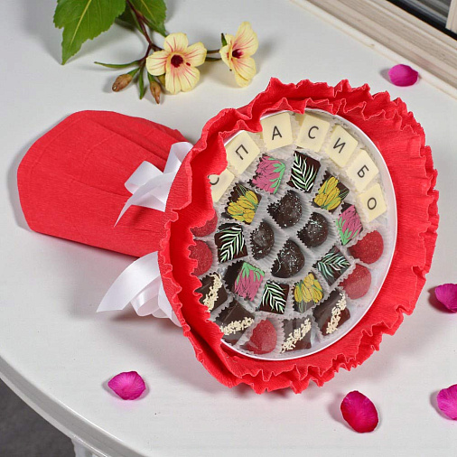 "Спасибо" букет из конфет ручной работы 265г