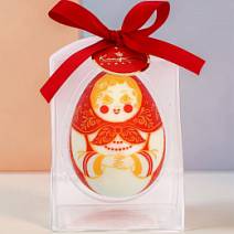 "Русская красавица" яйцо белый шоколад