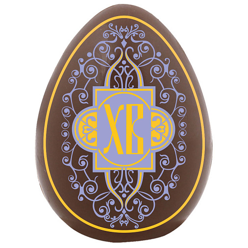 "ХВ" яйцо молочный шоколад фиолетовый рисунок