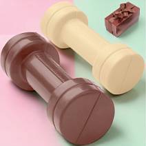 "Гантель" скульптура шоколад в ассортименте
