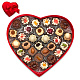 Сердце с конфетами ручной работы 340г