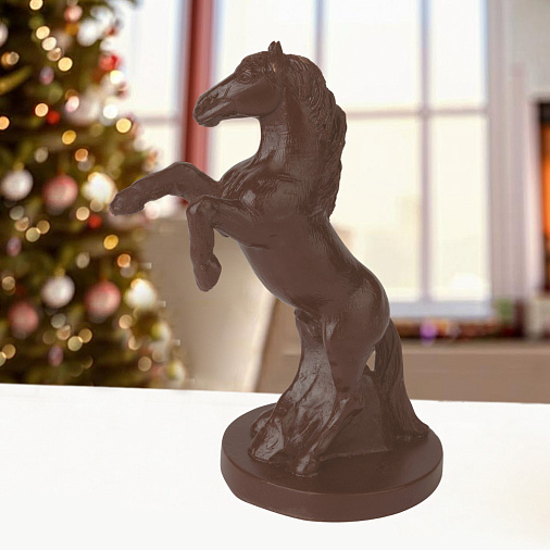 "Конь на дыбах" скульптура молочный шоколад 180г