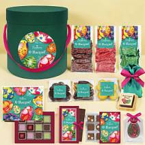 Пасхальный подарочный набор: шоколад, драже, конфеты глазированные