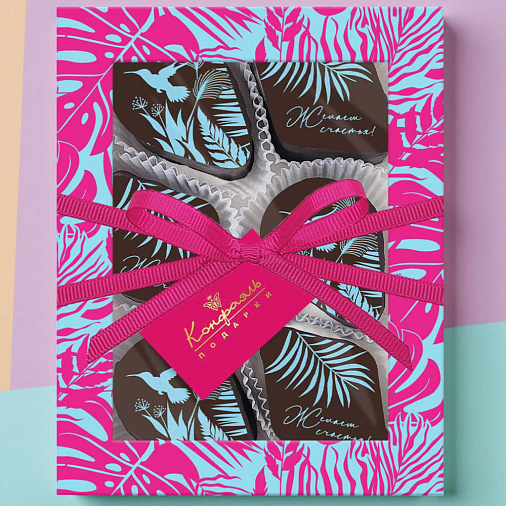 Набор суфле в горьком шоколаде 180г