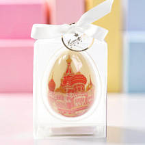 "Собор Василия Блаженного" яйцо белый шоколад 