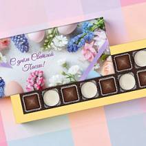 "С Днём Светлой Пасхи" набор конфет ассорти и мармелада