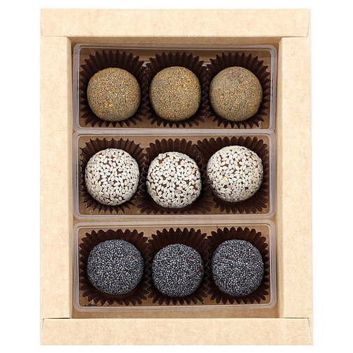 Финиковый трюфель кофе с цедрой апельсина, Кунжут, Мак 150г