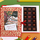 "Учителю" книга с шоколадными конфетами 180г