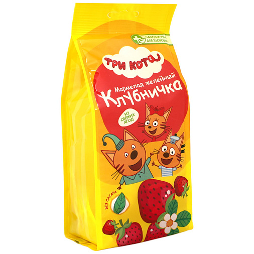 "Три кота" детский мармелад клубника 105г