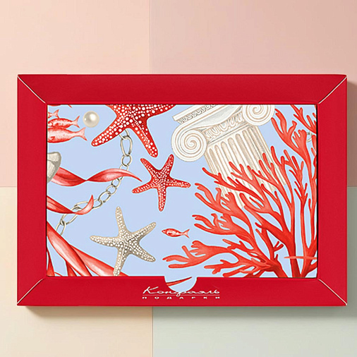 Набор конфет: мармелад, шоколадные конфеты ассорти 80г