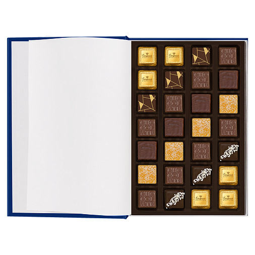 "Книга" набор конфет ассорти, банановое суфле, мягкий грильяж, мармелад апельсиновый 270г