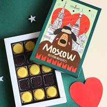 "Russian chocolates" банановый мармелад и конфеты суфле 195г