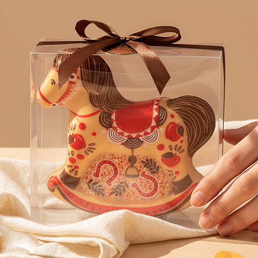 "Лошадка" скульптура шоколад апельсиновый 140г