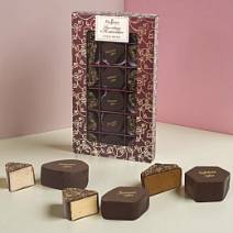 Набор суфле кокосового, кофейного, ванильного, лимонного бордовый 540г