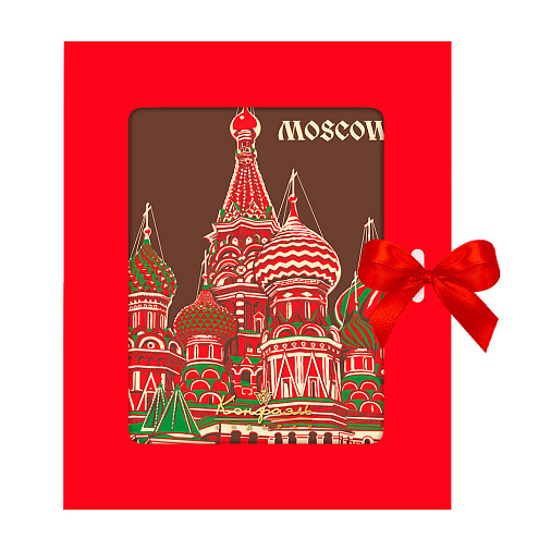 "Виды Москвы.Собор" открытка шоколад молочный