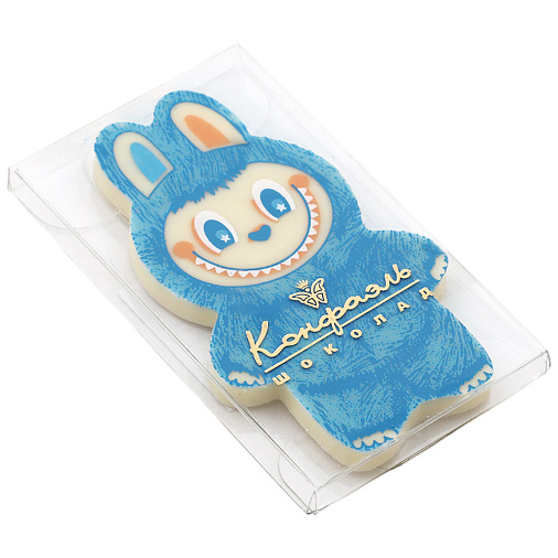 "Лабубушка" шоколад белый 18г (голубой декор)