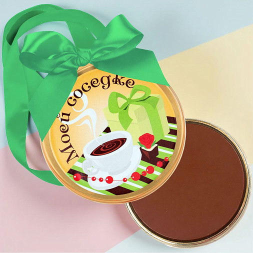 "Моей соседке" медаль молочный шоколад 70г