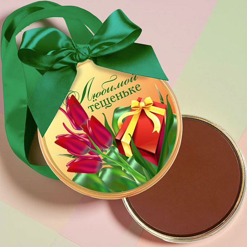 "Тещеньке" медаль молочный шоколад 70г