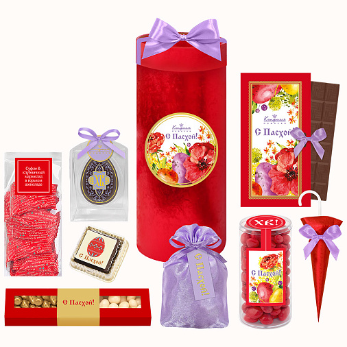 Пасхальный подарочный набор: шоколад, драже, мармелад, конфеты