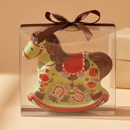 "Лошадка" скульптура шоколад яблочный 140г