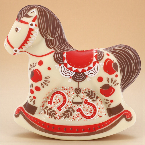 "Лошадка" скульптура шоколад белый 140г