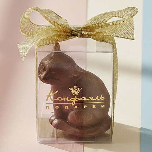 "Кошечка" скульптура шоколад молочный