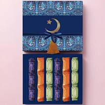 "Ураза-Байрам" подарочный набор двуслойных конфет мармелад+суфле (цвет синий)