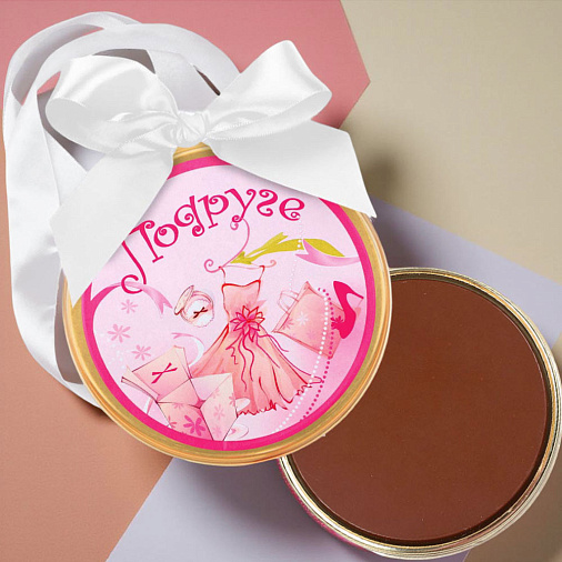 "Подруге" медаль молочный шоколад 70г