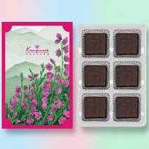 Набор клубничного суфле в горьком шоколаде