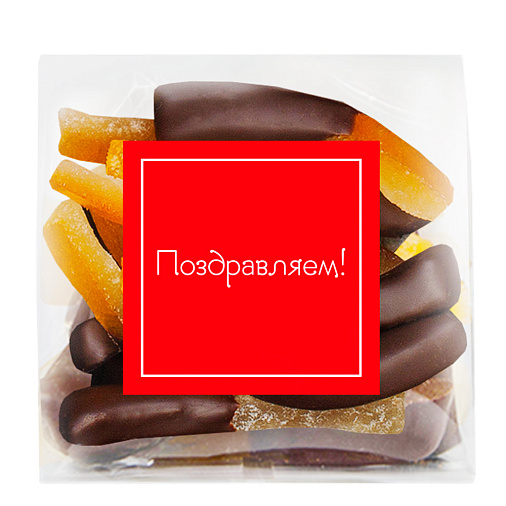 На 9 Мая набор из цукатов в шоколаде, драже и чая 450г