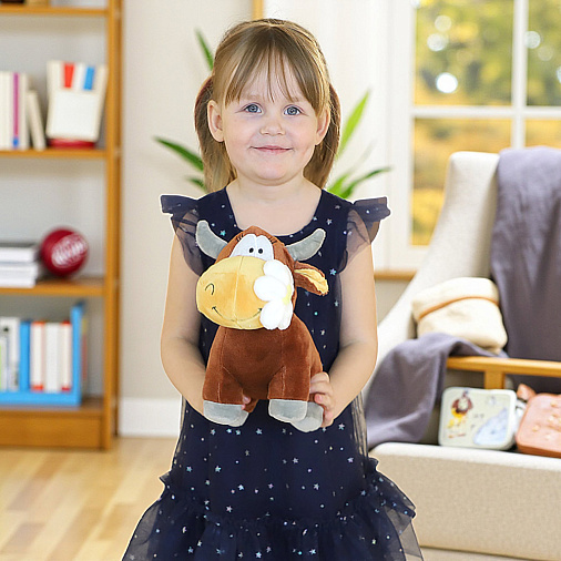 Мягкая игрушка бычок "Ромашка"