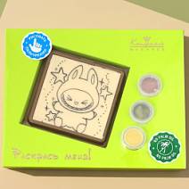 "Лабубушка" раскраска белый шоколад 45г