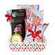 Подарочная корзина: шоколад, мармелад, конфеты глазированные, конфеты " Ассорти", чайный напиток, мед