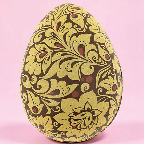 "Русские красавицы" набор 3 яйца белый и молочный шоколад