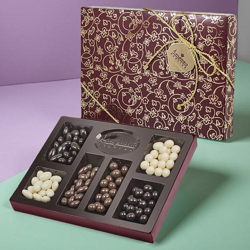 Набор ореховая фантазия от Конфаэль бордовый 400г