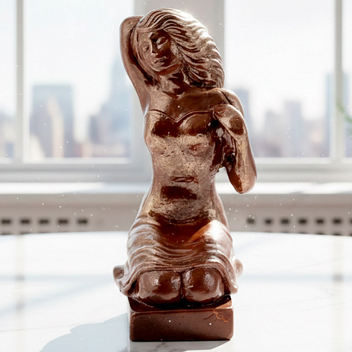 "Дева" скульптура молочный шоколад