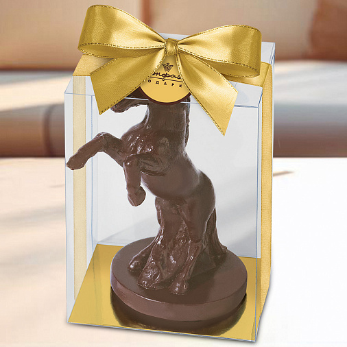 "Конь на дыбах" скульптура молочный шоколад 180г