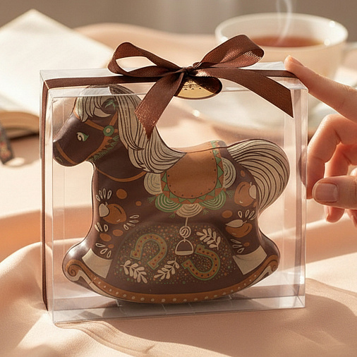 "Лошадка" скульптура шоколад молочный 140г