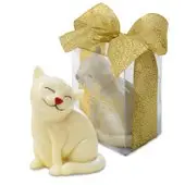 Скульптура из белого шоколада Кошечка 35г