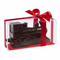 Скульптура из молочного шоколада Паровозик 250г