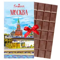 Шоколад молочный с изображением Москвы 60г