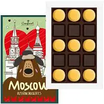 "Russian chocolates" банановый мармелад и конфеты суфле 195г